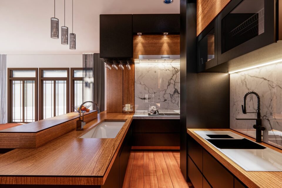 Kitchen,Renderings,Typically,Showcase,Various,Design,Elements,,Such,As,Cabinets,