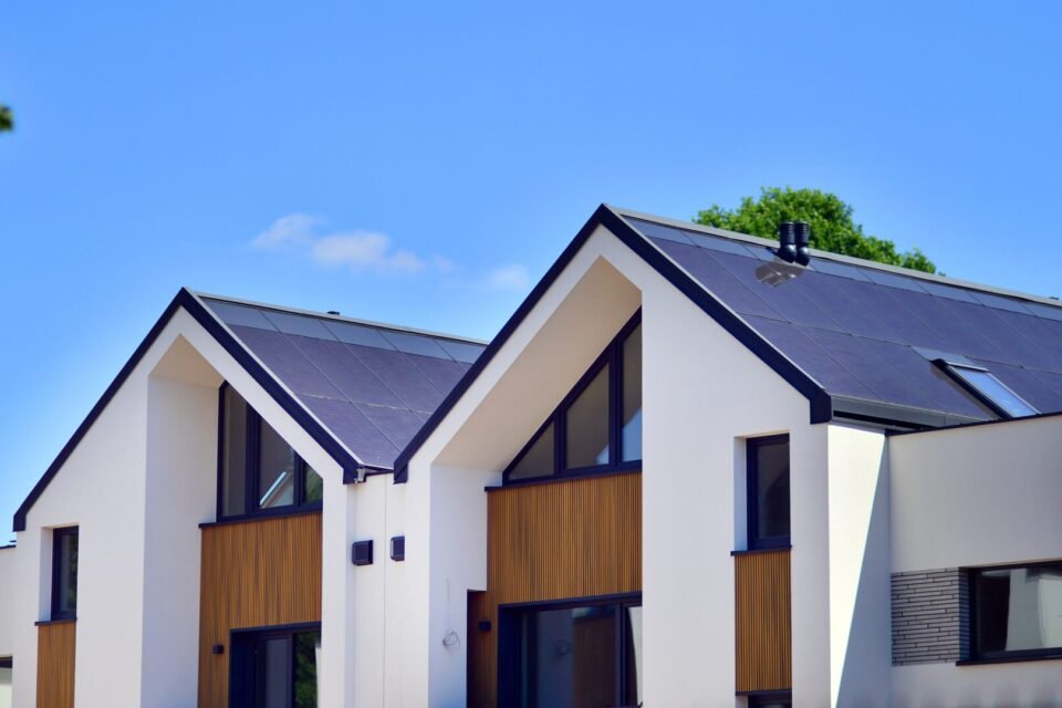 Terraced,Family,Homes,In,Newly,Developed,Housing,Estate.,The,Real